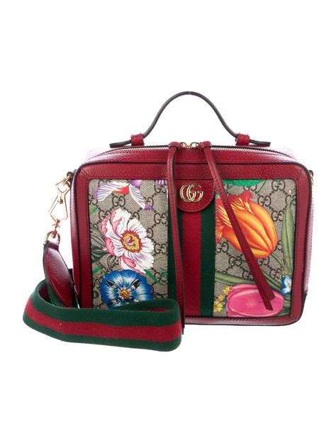 flower design gucci bag small|Gucci bag flower design.